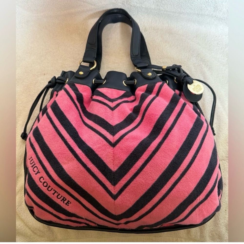 Authentic Juicy Couture Free Style Terry Cloth tote/satchel